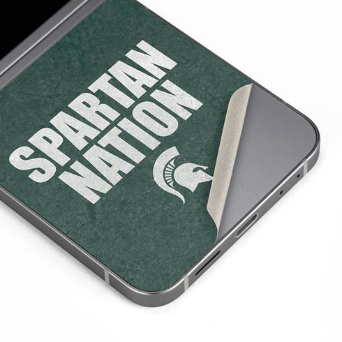 Michigan State University Spartans Nation Galaxy Z Flip6 Skin